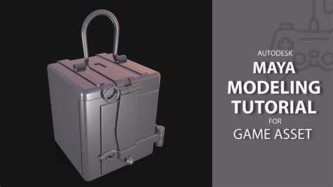 Metal alms box / Game Asset / 3D Modeling Tutorial 